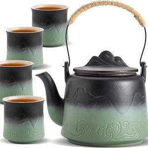 21 Japanese Tea Set with 4 Tea Cups