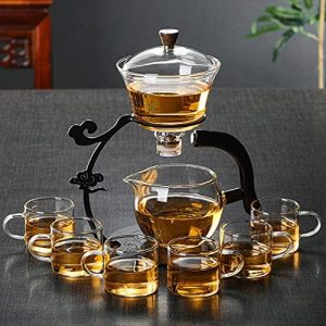 22 Lazy Kungfu Glass Tea Set