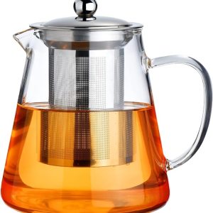 8 Glass Teapot Stovetop 18.6 OZ